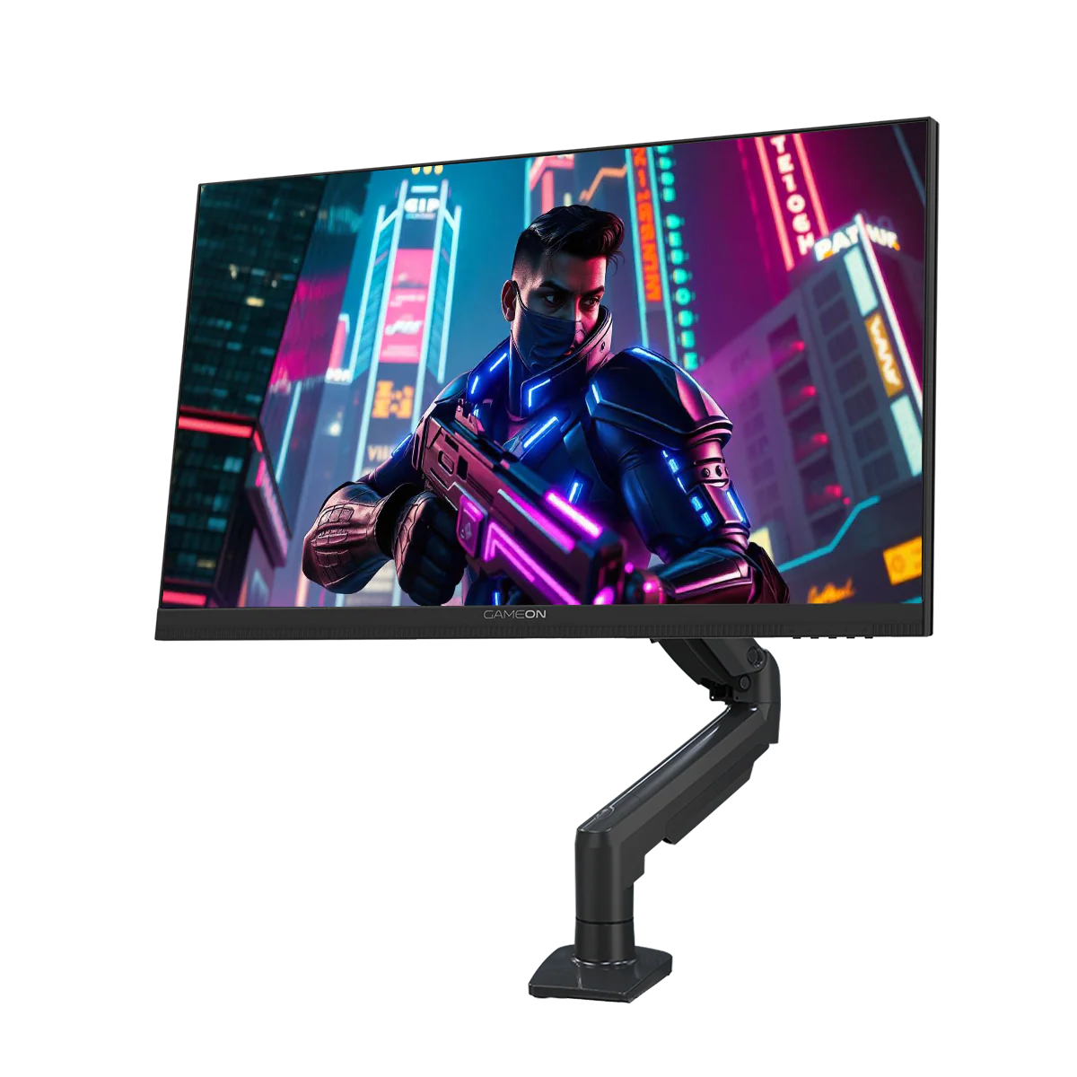 GameOn Midnight Pro X 27" FHD, 190Hz, MPRT 0.5ms, HDMI 2.1, Fast IPS PS5 Desteği Oyuncu Monitörü, Siyah
