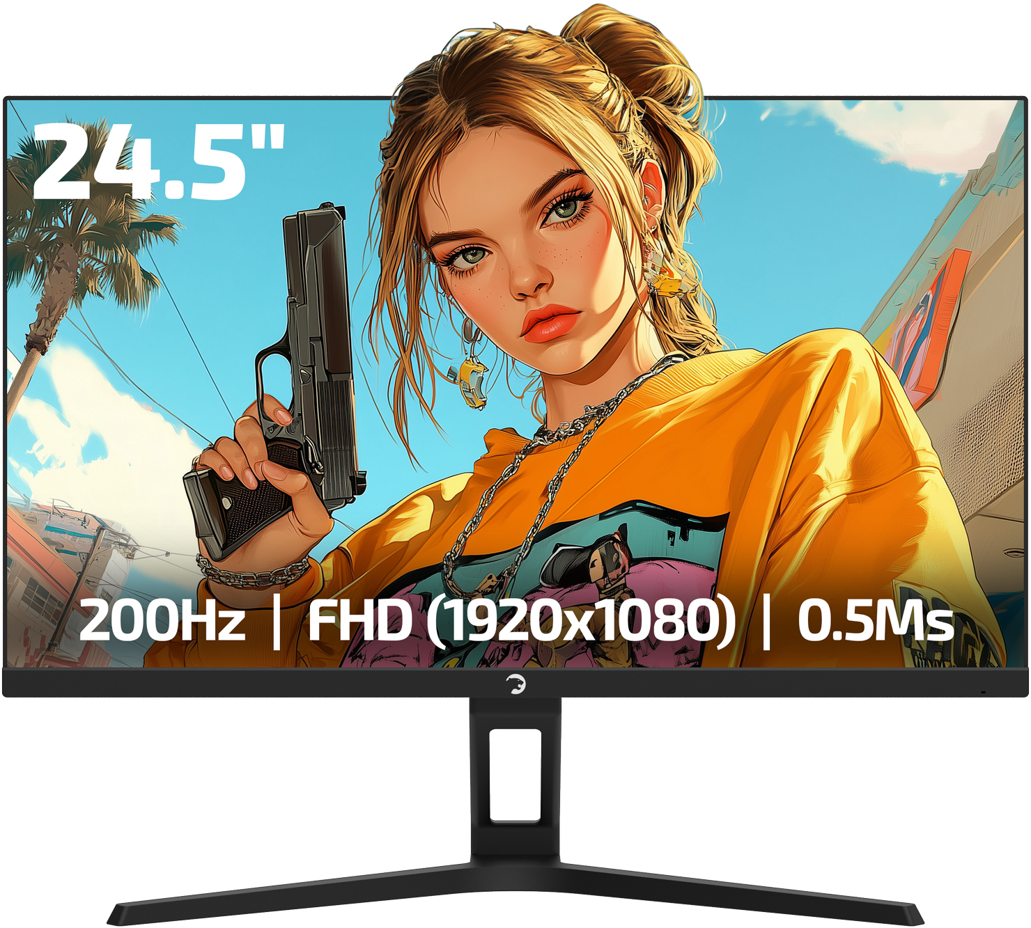 GamePower Kaze T10 24" 200Hz 0.5ms FHD Fast IPS 2x2W Speaker Oyuncu Monitörü