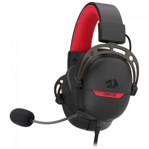 Redragon H376BR H376 Aurora 7.1 Surround USB Kablolu Oyuncu Kulaklığı, Siyah
