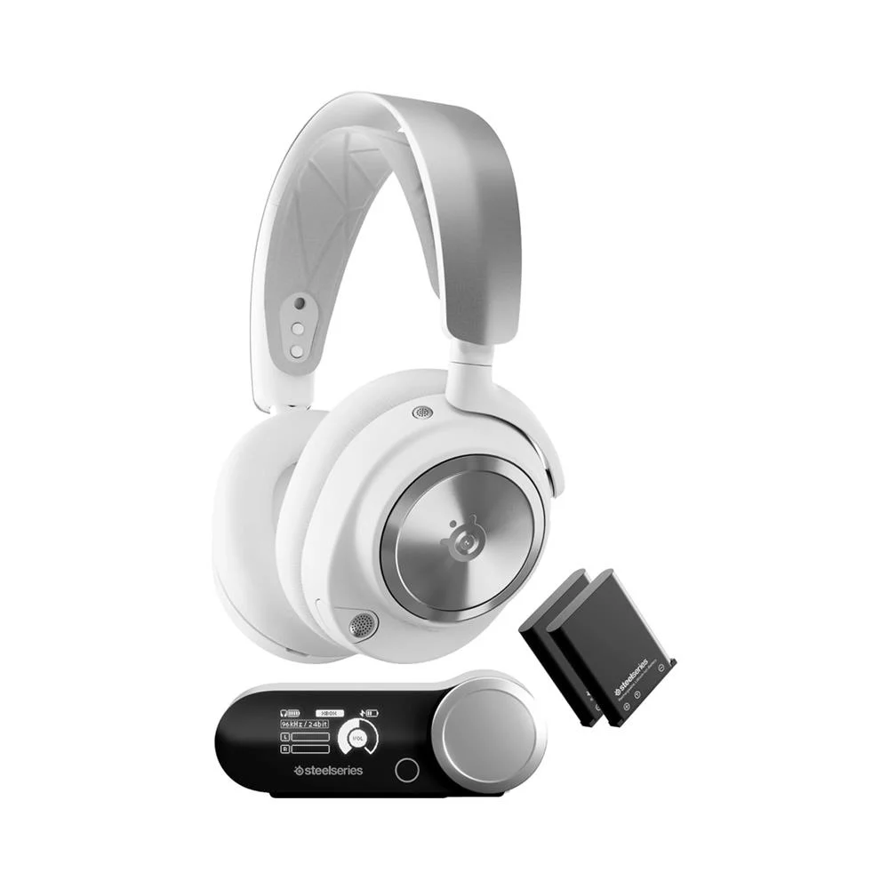 SteelSeries SSH61524 Arctis Nova Pro Kablosuz Oyuncu Kulaklığı, Beyaz