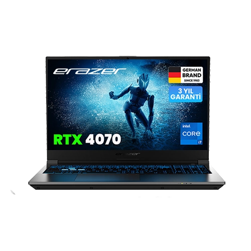 Erazer Deputy P60 MD62684 i7-12650H 16GB Ram 1TB SSD RTX4070 15.6" FHD 144Hz Gaming Notebook