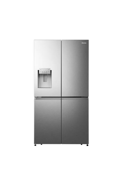 HISENSE RQ760N4SASE 584 LT. 4 KAPILI GARDROP TİPİ NO FROST SU ve BUZ HAZNELİ BUZDOLABI INOX