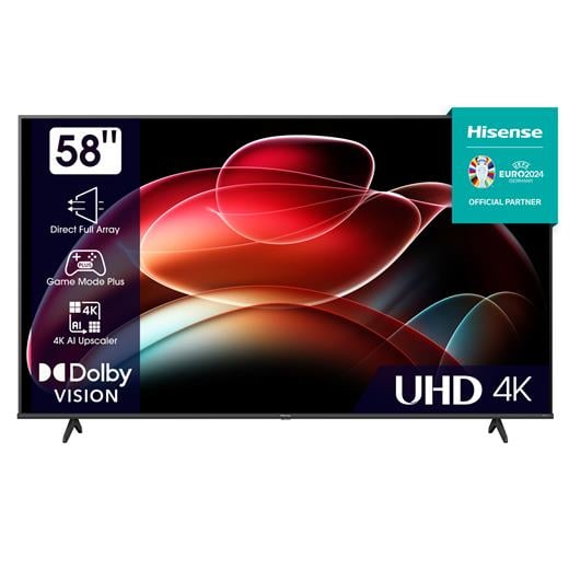 HISENSE 58A6K 58" UYDU ALICILI 4K ULTRA HD SMART TV