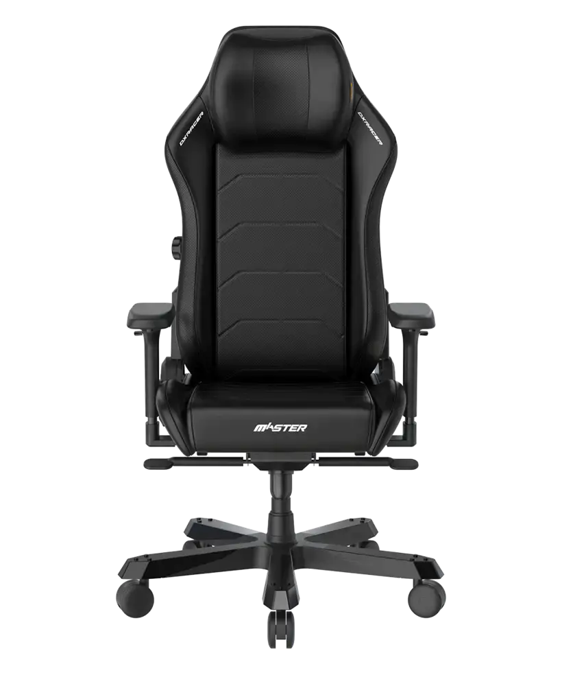 DXRacer Master Serisi Mikrofiber Deri, 4D Kolçaklar, XL Beden Oyuncu Koltuğu Siyah/Beyaz