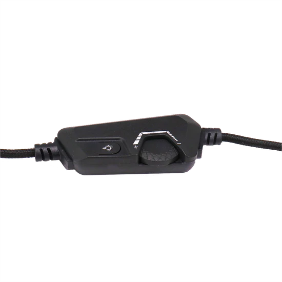 Twisted Minds TM-MD07 RGB Kablolu Oyuncu Kulaklığı, Siyah