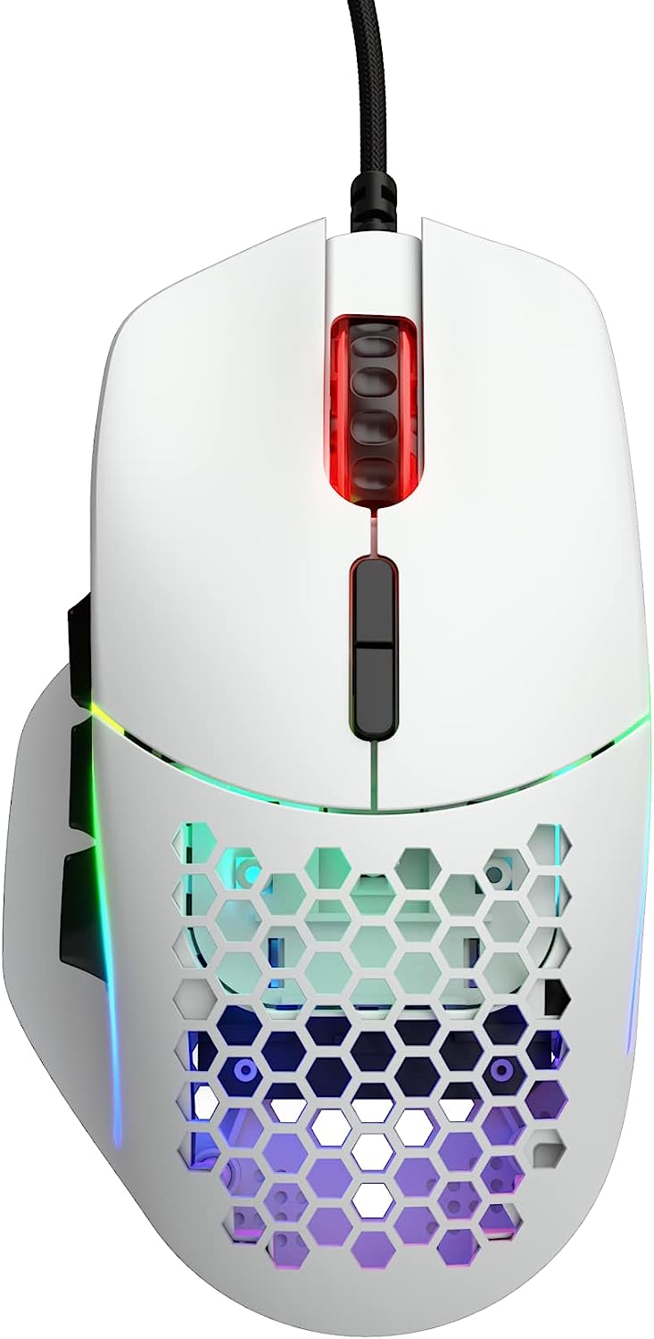 Glorious Model I RGB Beyaz Kablolu Optik Oyuncu Mouse