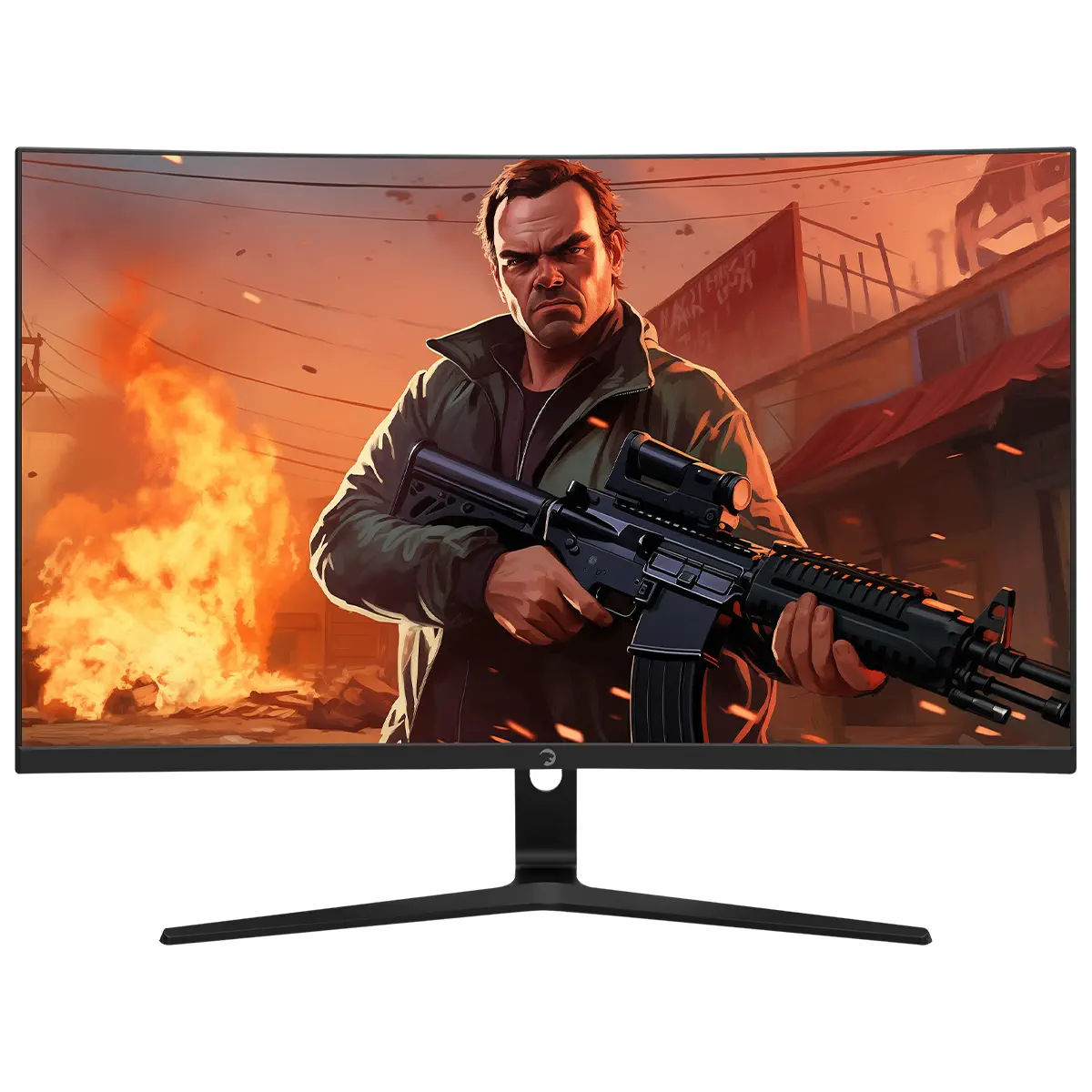 GamePower 27" Vivid T50 Curved RGB 180Hz 0.5ms 1500R Curved 2x2W Speaker VA Gaming Monitör