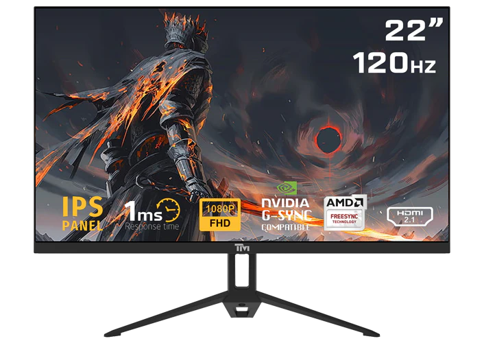 Twisted Minds TM Eco Serisi TM22FHD120IPS 22” 120hz, 1MS, FHD, HDMI 2.1 & DP 1.4 Gaming Monitor
