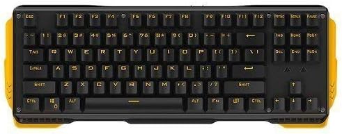 James Donkey 619S İngilizce Siyah ve Kahverengi Switch Kablolu Mekanik Oyuncu Klavyesi