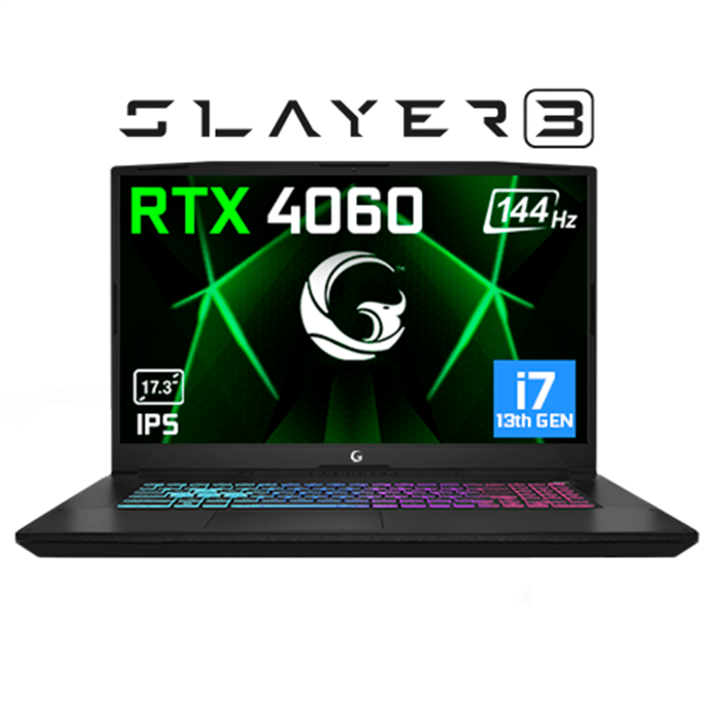 Game Garaj Slayer3 7XL-4060 C2 i7-13700H 32 GB 1 TB SSD RTX4060 17.3" Full HD Oyuncu Notebook