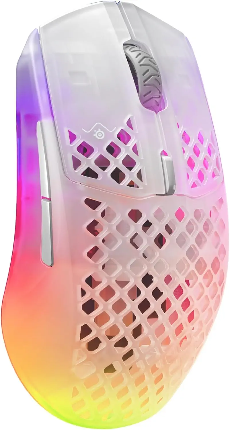 SteelSeries Aerox 3 Wireless Ghost SSM62610 18.000 CPI 6 Tuş RGB Optik Kablosuz Oyuncu Mouse