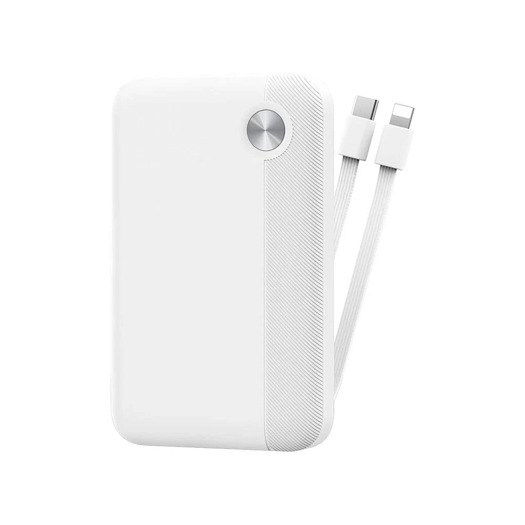 Endurance Built‐in Dual Cable Power bank 10000mAh Wi‐P060