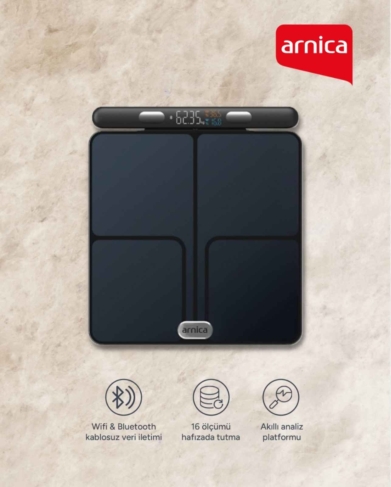 Arnica EG52250  Perfect Bluetooth Scale 17J3